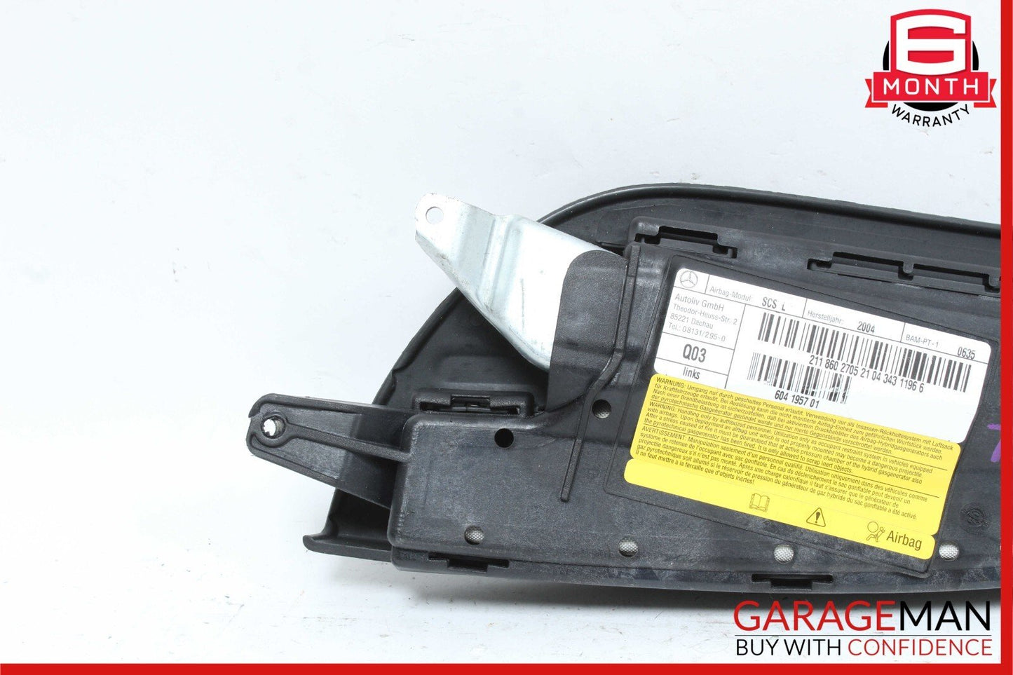 03-11 Mercedes E350 CLS500 CLS550 Front Left Side SRS Airbag Air Bag Black