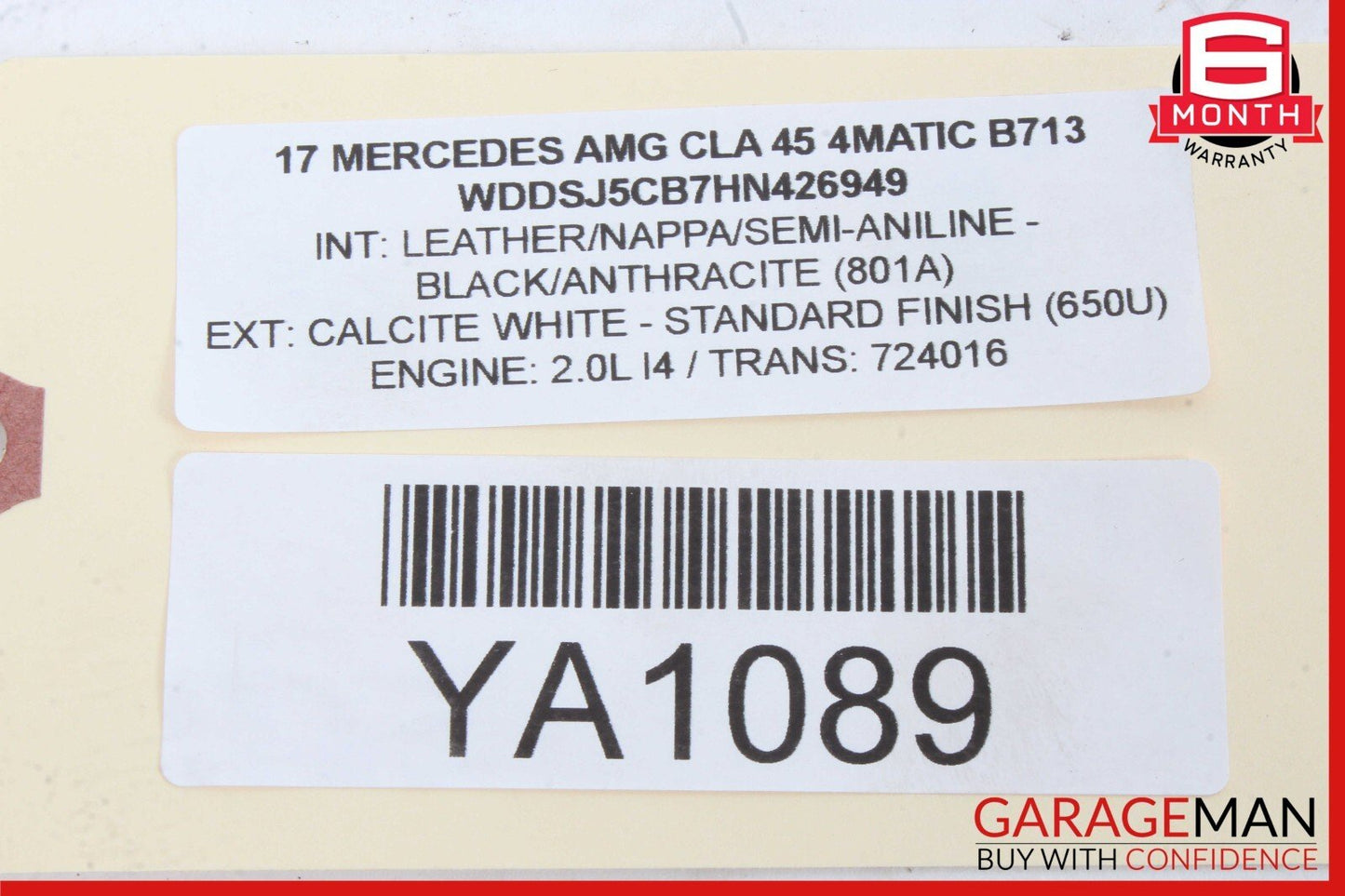 13-19 Mercedes W117 CLA45 AMG All Wheel Drive ECU Control Module 2469000717 OEM