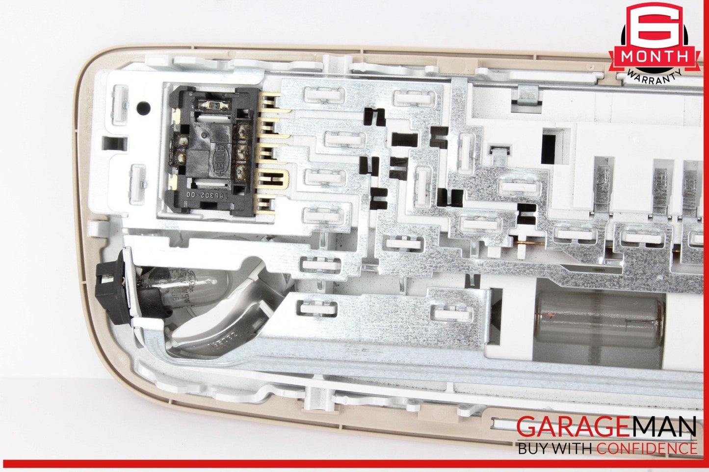 10-18 Mercedes W212 E350 Rear Overhead Dome Light Beige 2128205001 OEM