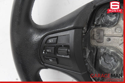 12-18 BMW 320i 328i Steering Wheel Leather Black OEM