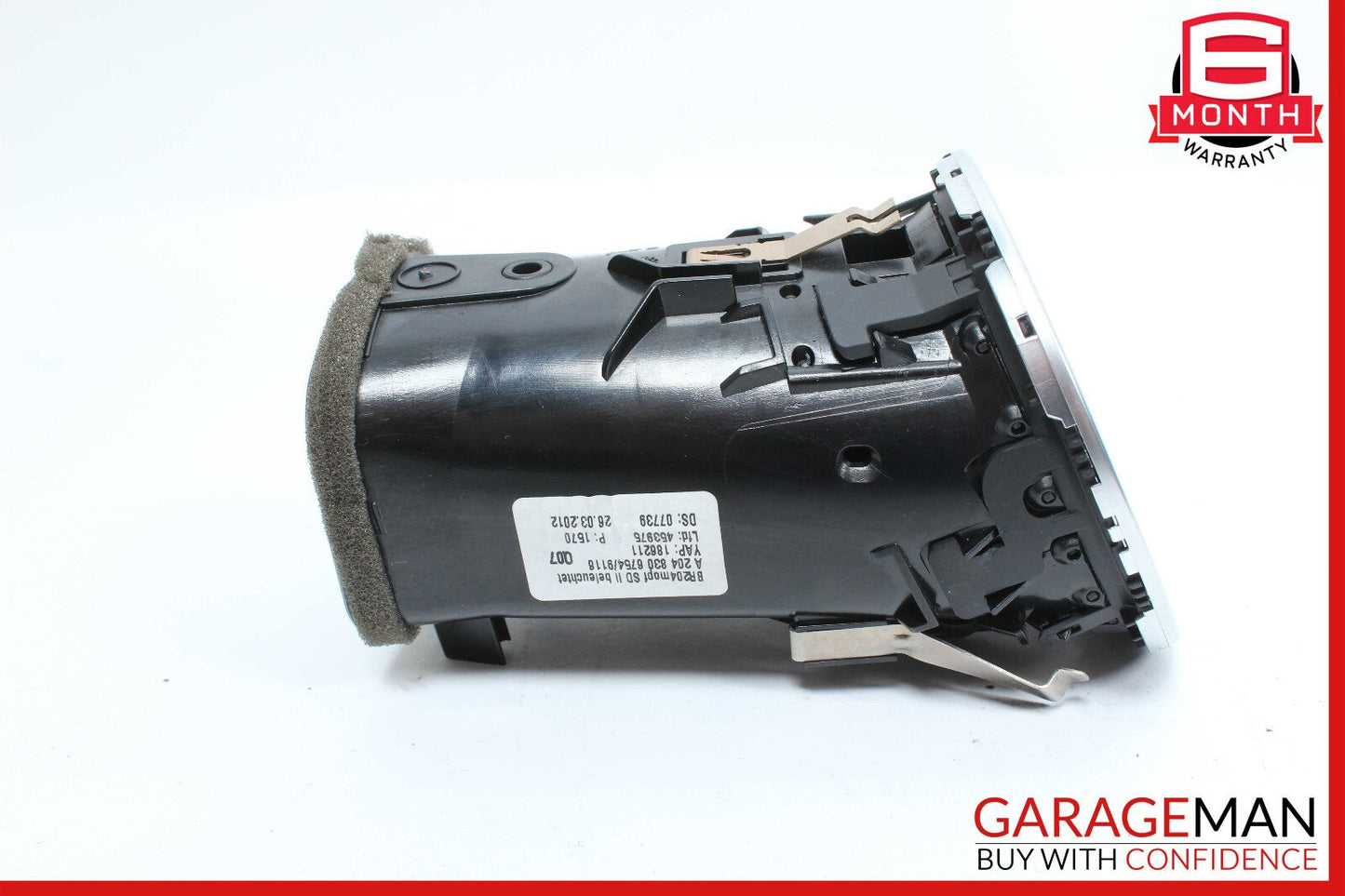 12-14 Mercedes W204 C250 C300 Dash AC A/C Air Vent Grill Left Side Black OEM