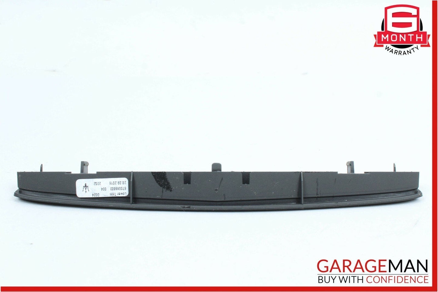 14-17 Maserati Ghibli Center Dash Under Screen Lower Trim Panel Cover Emblem OEM