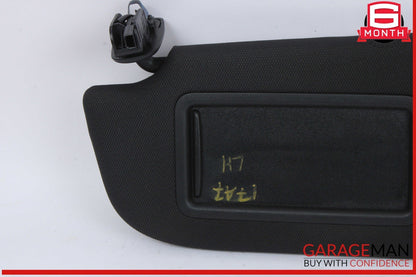 16-18 Audi A7 A6 Front Left Driver Side Sun Visor Sunvisor Black 4G0857551M OEM