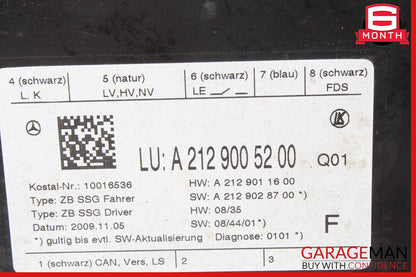 08-18 Mercedes W212 E350 SLK250 Seat Control Module Front Left Driver Side OEM