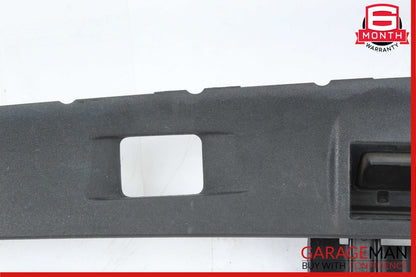 10-13 Mercedes W212 E350 E400 Sedan Trunk Lid Tailgate Handle Trim Black OEM