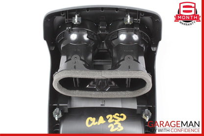 20-23 Mercedes W118 CLA250 Rear Center Console w/ AC A/C Air Vent & USB Port OEM