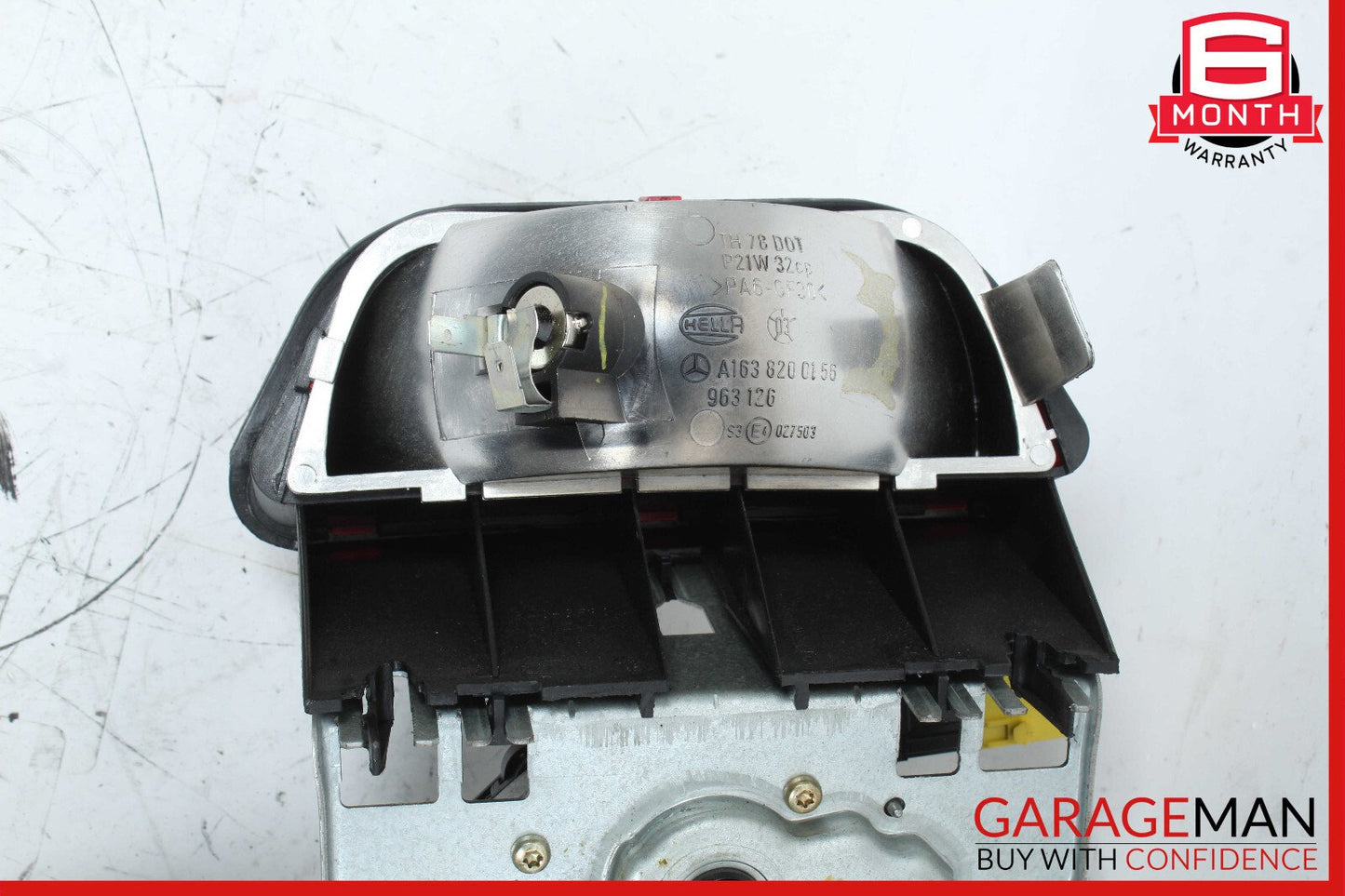 98-05 Mercedes W163 ML500 Rear Glass Windshield Wiper Motor Brake Light Assembly