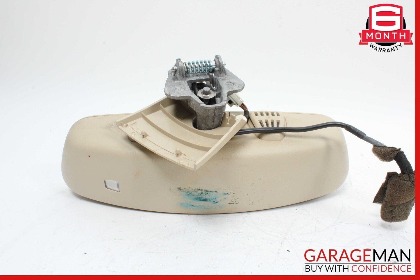 08-14 Mercedes W204 C300 C250 Front Top Upper Rear View Mirror Assy Beige OEM