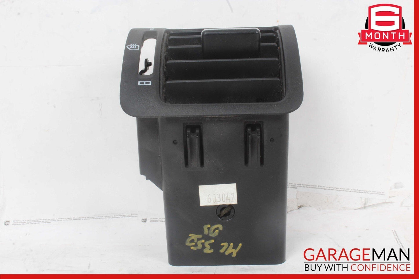 98-05 Mercedes W163 ML320 ML500 Front Left Side Dashboard A/C AC Air Vent Black