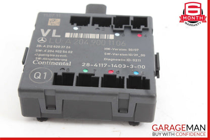 12-15 Mercedes W204 C250 C350 Coupe Front Left Side Door Control Module Unit OEM
