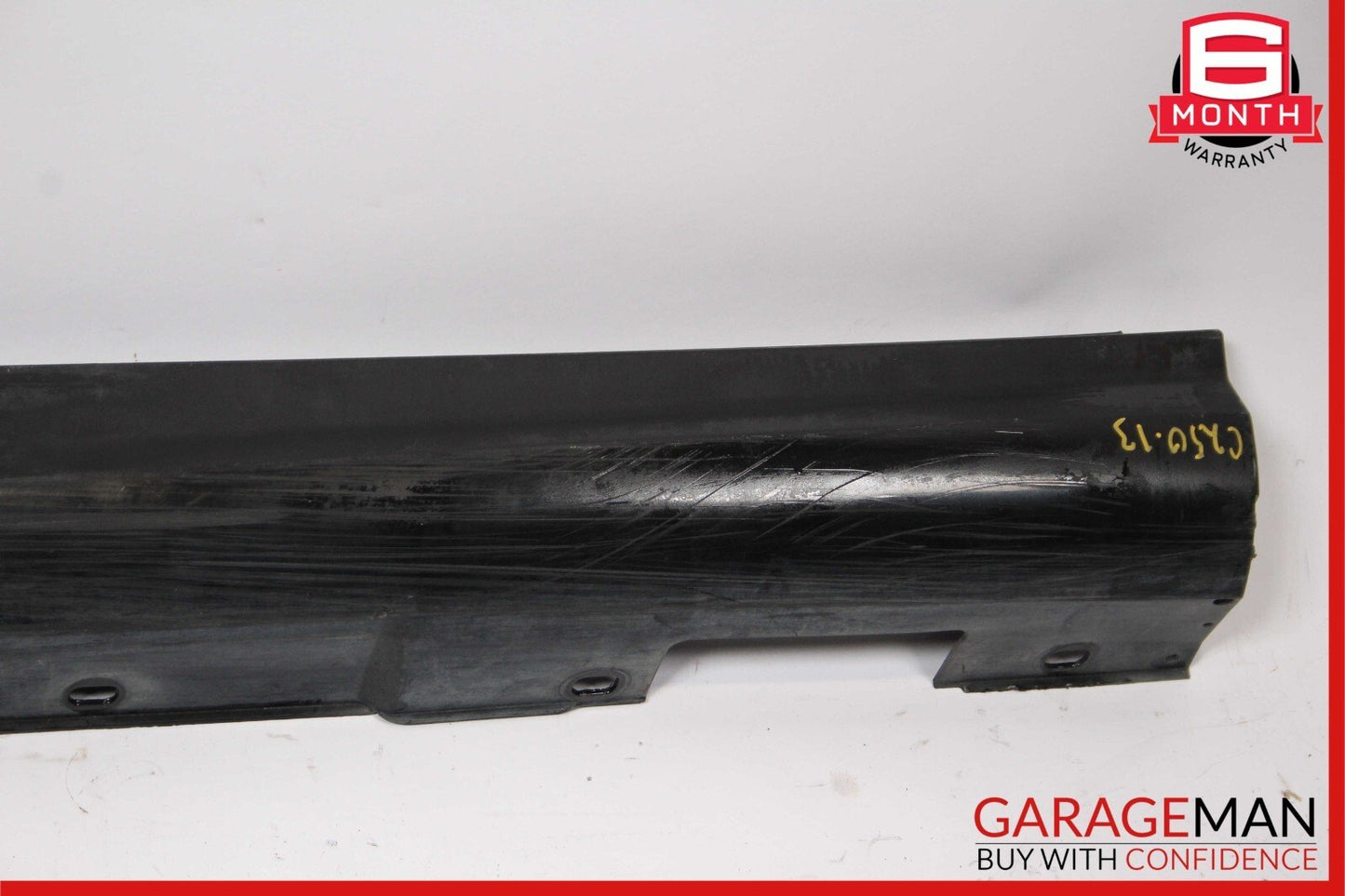 08-14 Mercedes W204 C300 Sedan AMG Sport Left Skirt Rocker Molding Panel Black