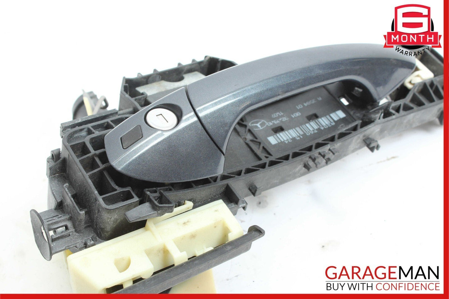 10-13 Mercedes W212 E350 Front Left Exterior Door Handle Assembly Tenorite Gray