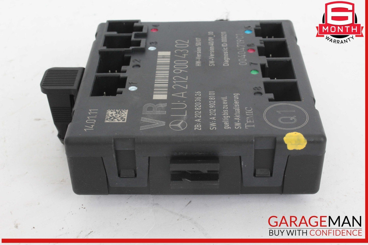 08-18 Mercedes W204 C300 E350 E400 Front Right Side Door Control Module Unit OEM