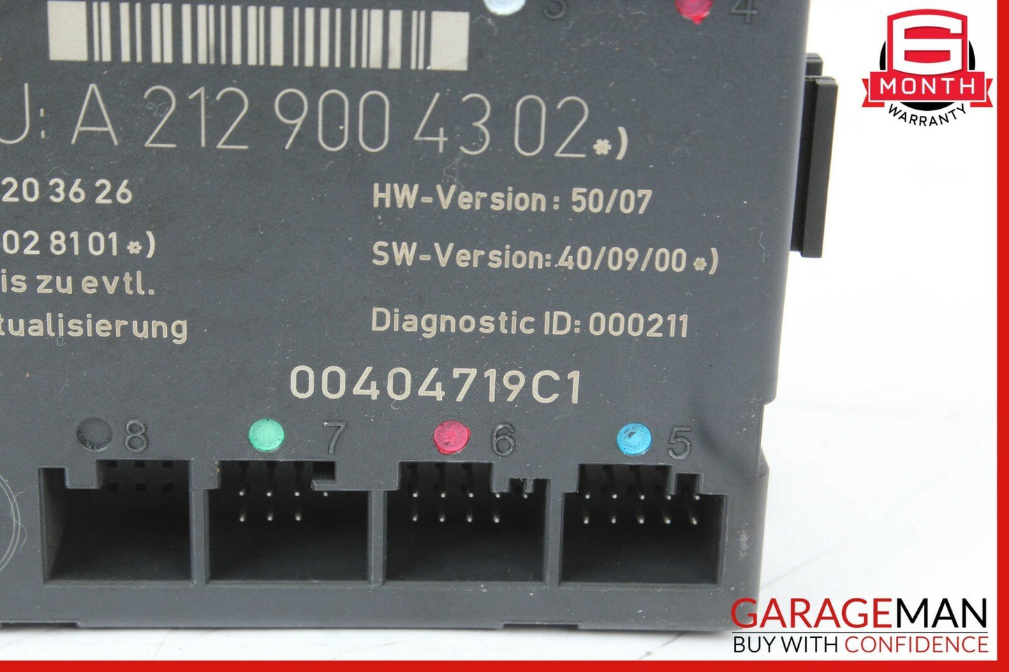 08-14 Mercedes W204 C250 C300 Front Right Passenger Side Door Controller Module