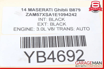 14-21 MASERATI GHIBLI QUATTROPORTE POWER STEERING PUMP RESERVOIR TANK BOTTLE OEM