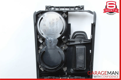 08-14 Mercedes W204 C63 AMG Center Console Armrest Cup Holder Assembly Black OEM