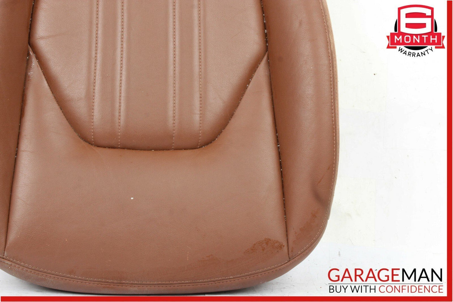 14-17 Maserati Ghibli Front Right Passenger Side Lower Bottom Seat Cushion Brown