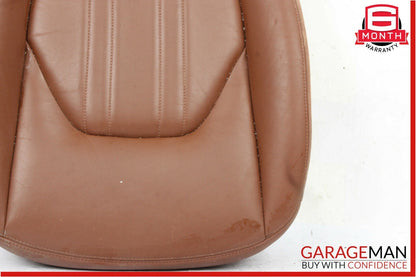 14-17 Maserati Ghibli Front Right Passenger Side Lower Bottom Seat Cushion Brown