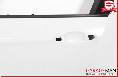12-15 BMW X1 Front Left Driver Side Door Shell White OEM