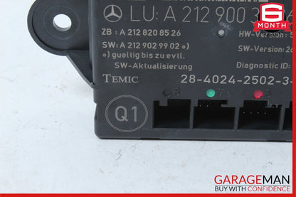 10-16 Mercedes W212 E350 Rear Left Driver Side Door Control Module 2129003906