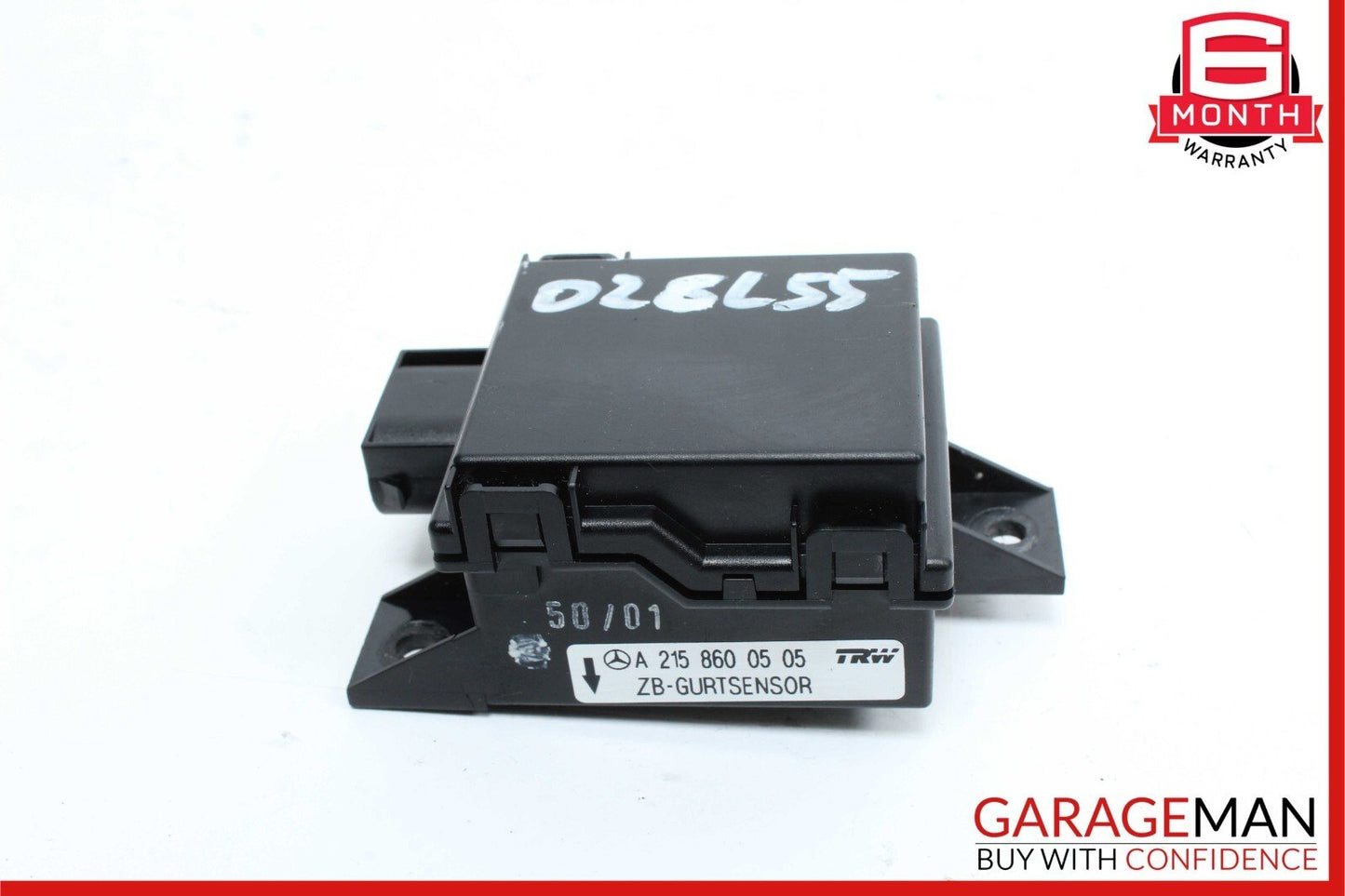 00-13 Mercedes W215 CL55 AMG Seat Belt Seatbelt Tension Sensor 2158600505 OEM