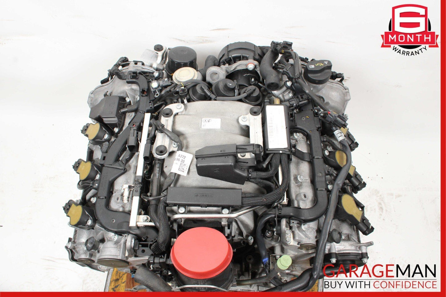 10-12 Mercedes X204 GLK350 3.5L M272 Engine Motor Block Assembly 134k