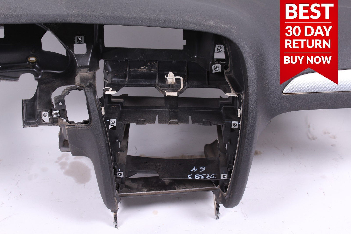 09-16 Audi A4 Front Dash Dashboard Panel Cover Trim Vent Assembly Black OEM