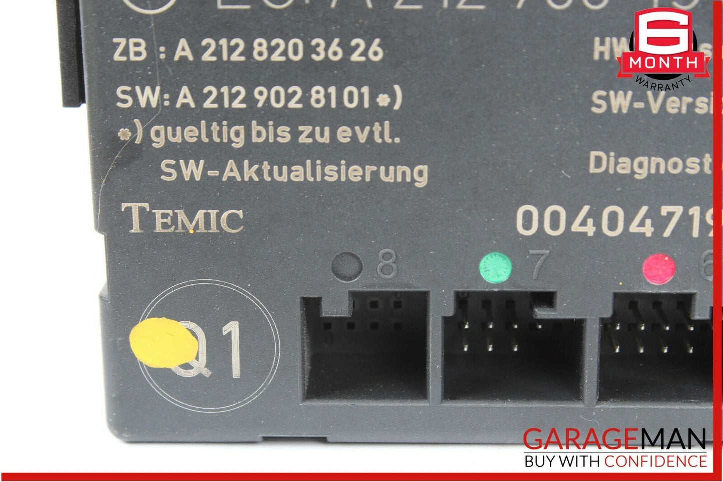 08-15 Mercedes W204 C250 C300 Front Right Passenger Side Door Control Module