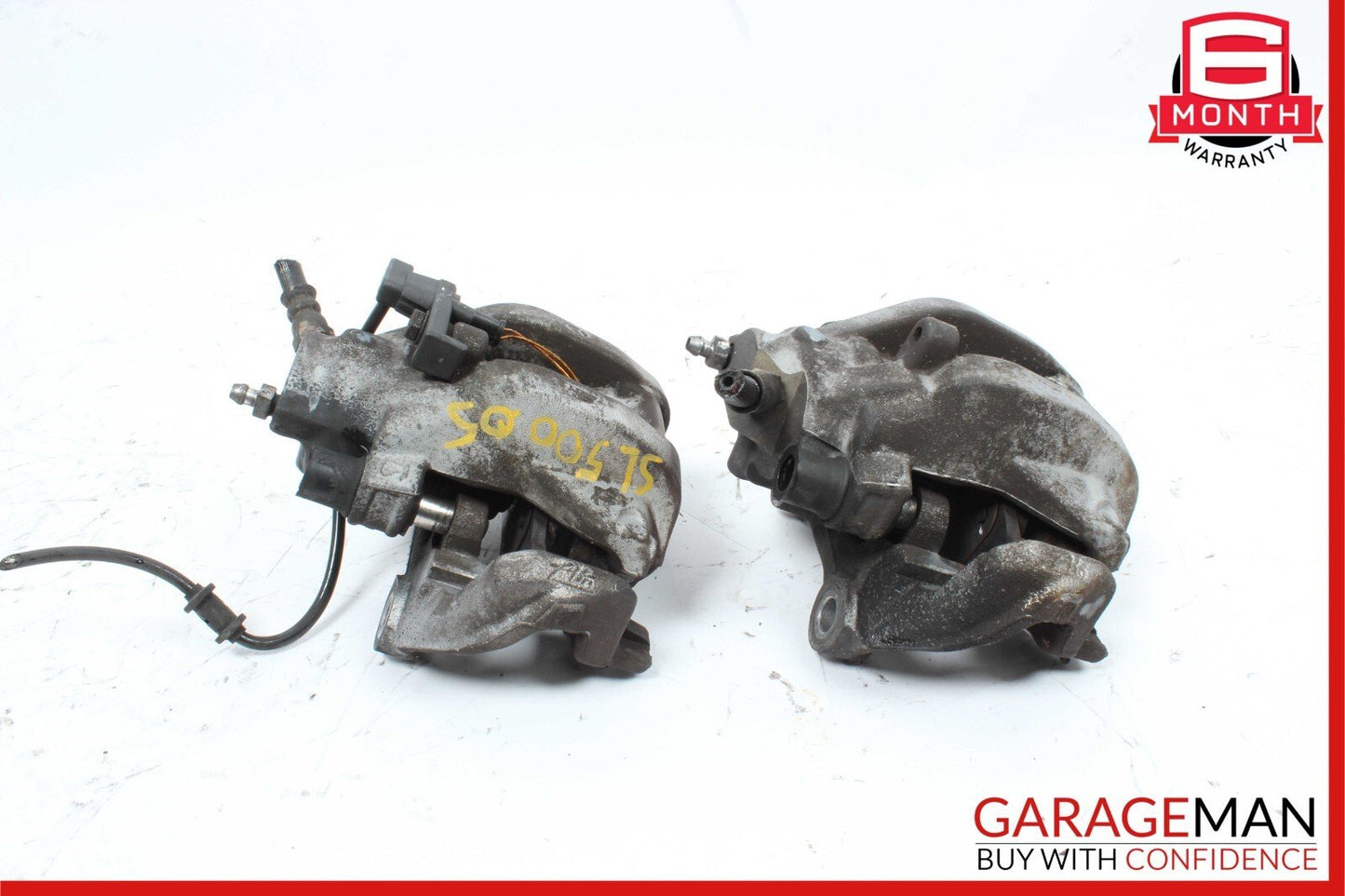 03-06 Mercedes R230 SL500 CL500 Rear Left & Right Side Brake Calipers Set OEM