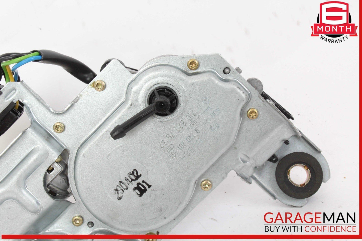 98-03 Mercedes W210 E320 Rear Trunk Tailgate Glass Wiper Motor 2108207542 OEM
