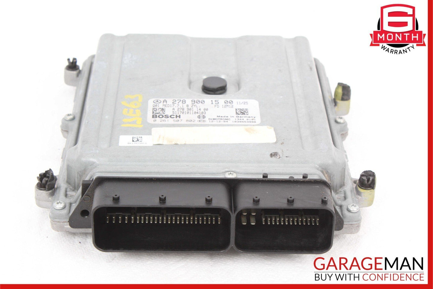 11-13 Mercedes W212 E63 CL550 ECU ECM Engine Control Module Unit 2789001500 OEM