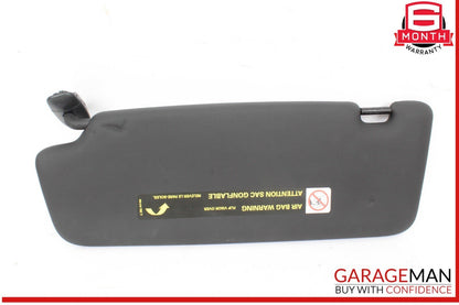 14-17 Audi SQ5 Front Right Passenger Side Sun Visor Sunvisor Black 8K0857552 OEM