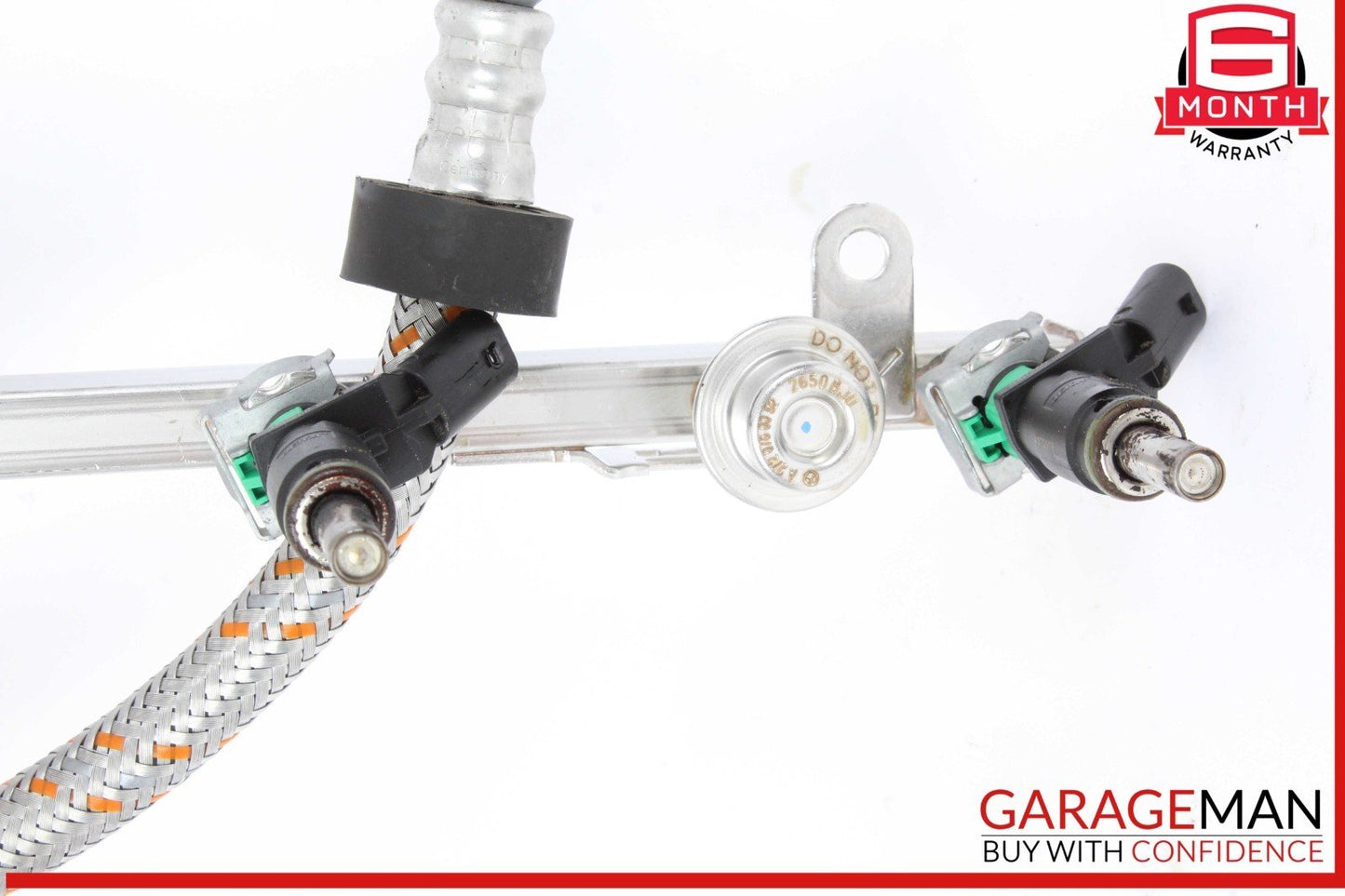 05-12 Mercedes W221 S400 Hybrid SLK300 Fuel Injector Rail w/ Fuel Injectors OEM