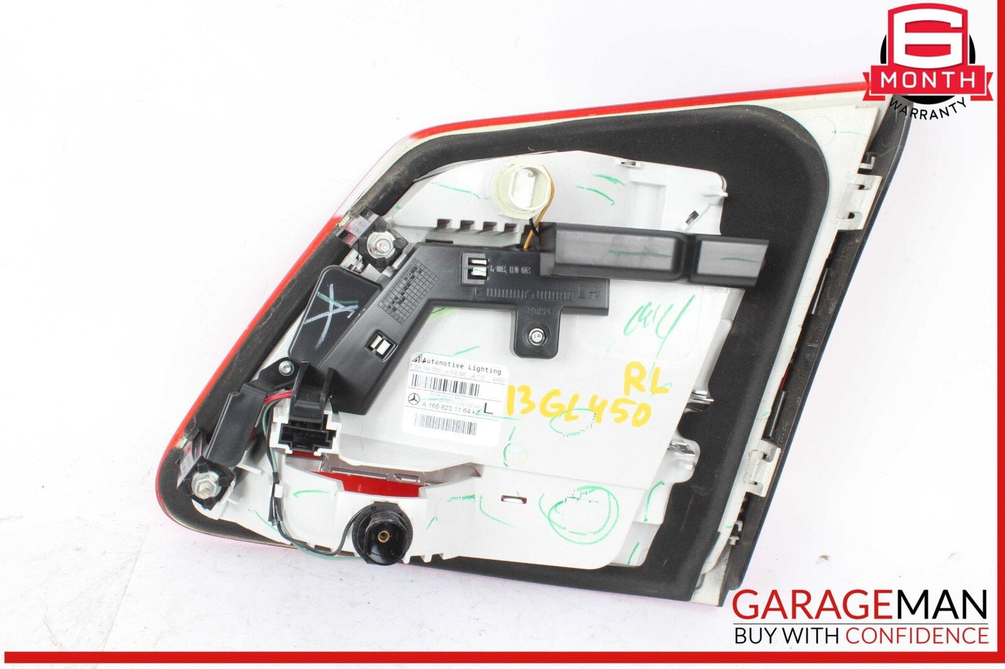 13-16 Mercedes X166 GL450 GL550 Inner Tail Light Lamp Rear Left Driver Side OEM