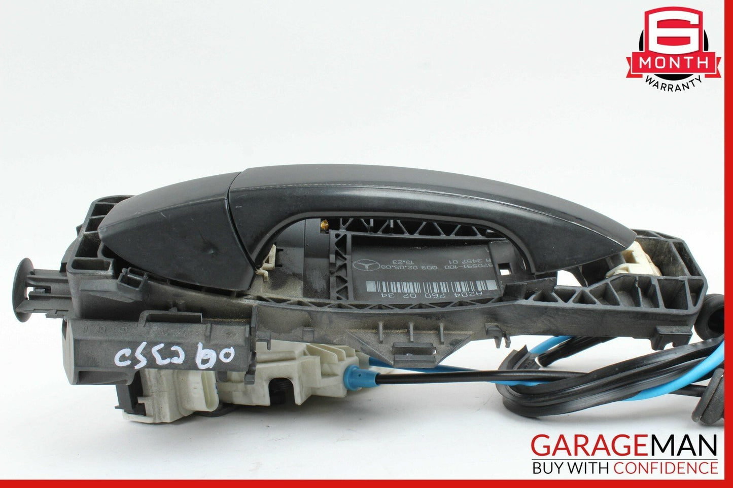 08-11 Mercedes W204 C350 Rear Left Door Lock Latch Actuator w/ Handle OEM