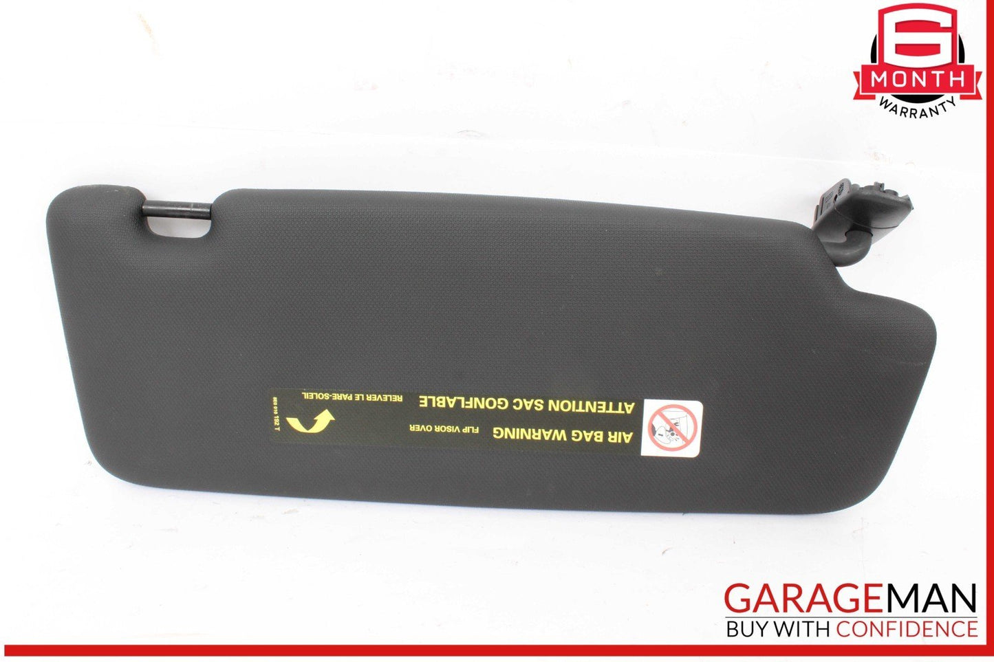 14-17 Audi SQ5 Front Left Driver Side Sun Visor Sunvisor Black 8K0857551 OEM