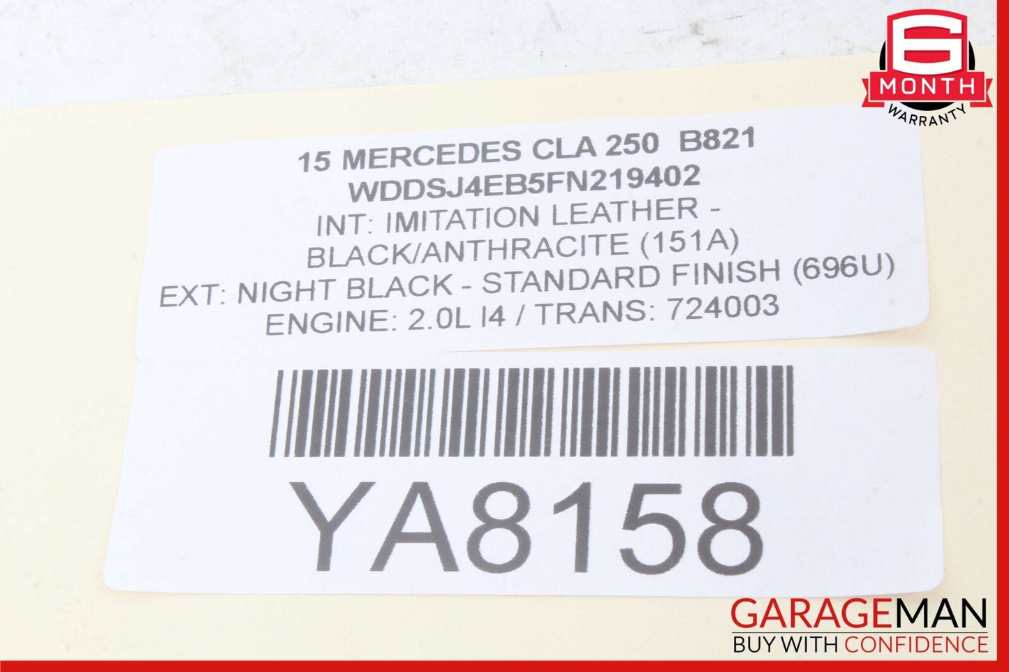 14-19 Mercedes W117 CLA250 Front Right or Left Dash AC A/C Air Vent Grille Trim