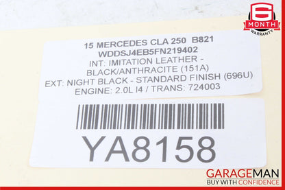 14-19 Mercedes W117 CLA250 Front Right or Left Dash AC A/C Air Vent Grille Trim