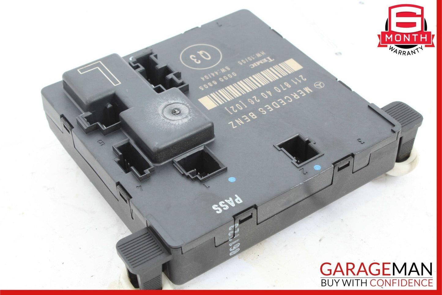 03-09 Mercedes W211 E350 E63 AMG Rear Left Driver Side Door Control Module Unit