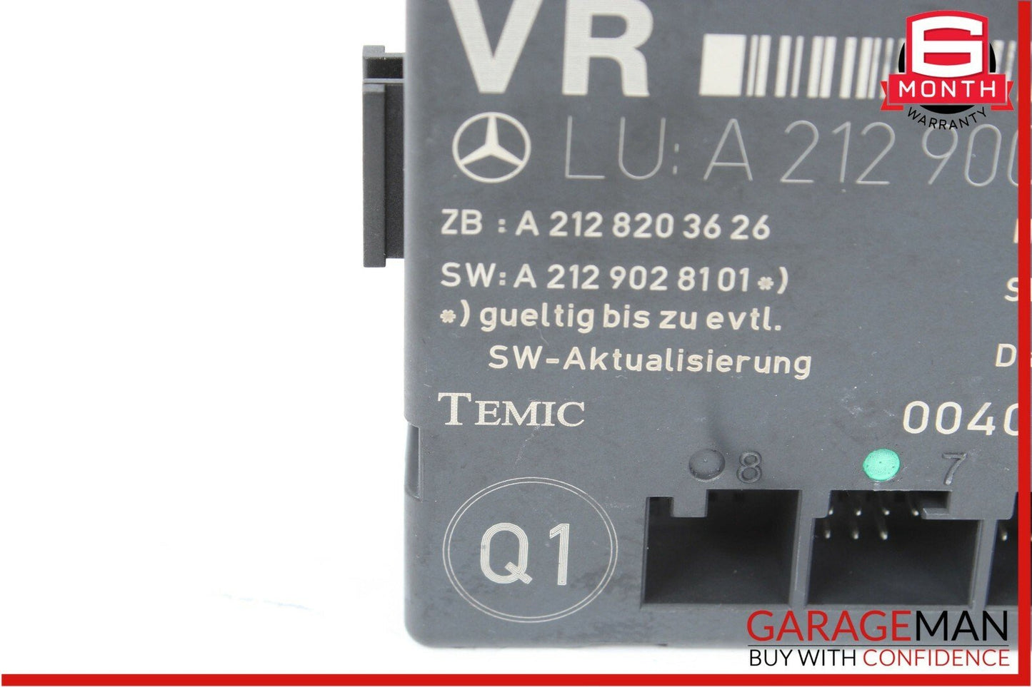 08-15 Mercedes C250 C63 AMG Front Right Passenger Side Door Control Module Unit