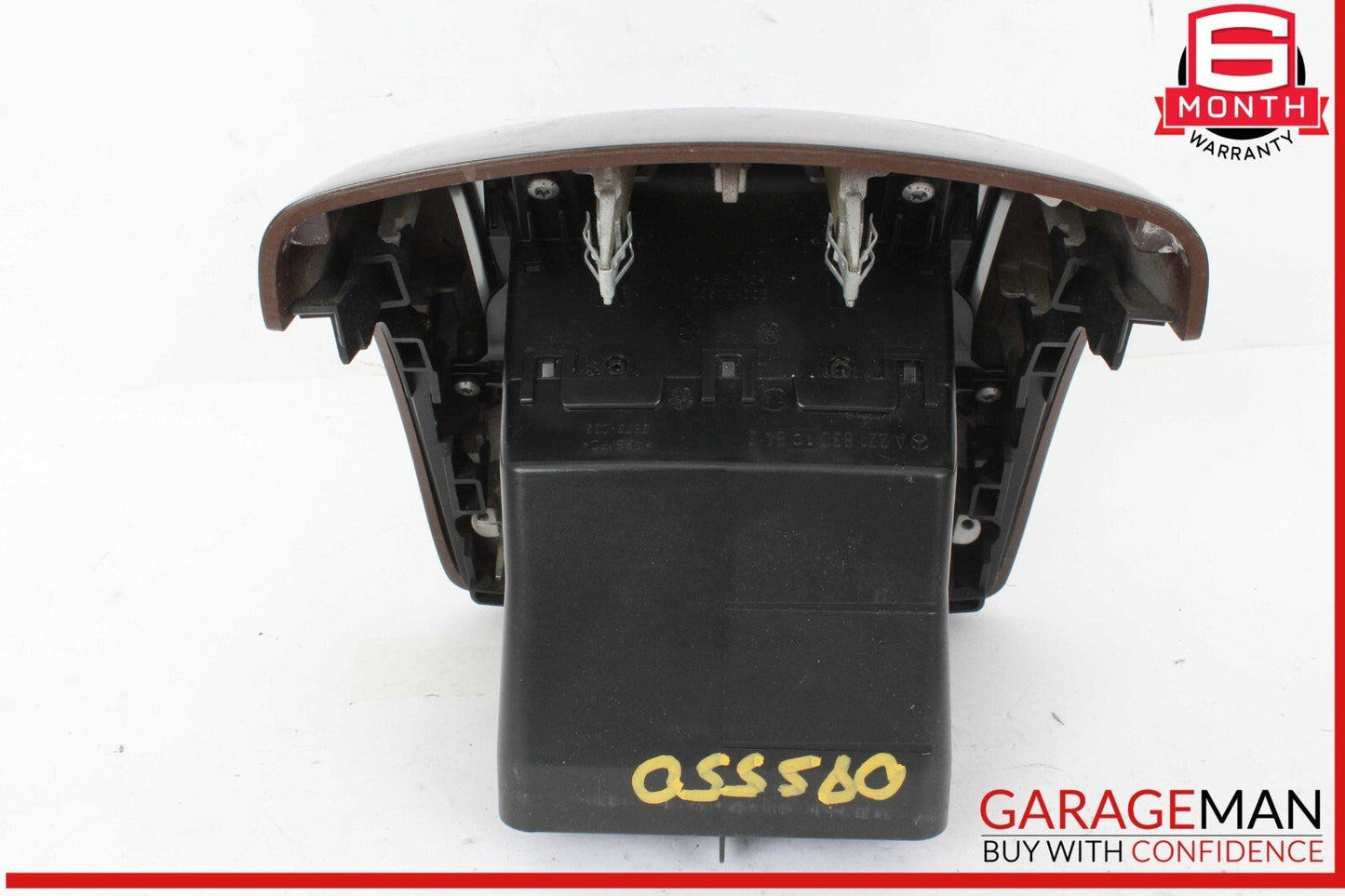 07-13 Mercedes W221 S550 Rear Center Console AC A/C Air Vent Trim 2216801639 OEM