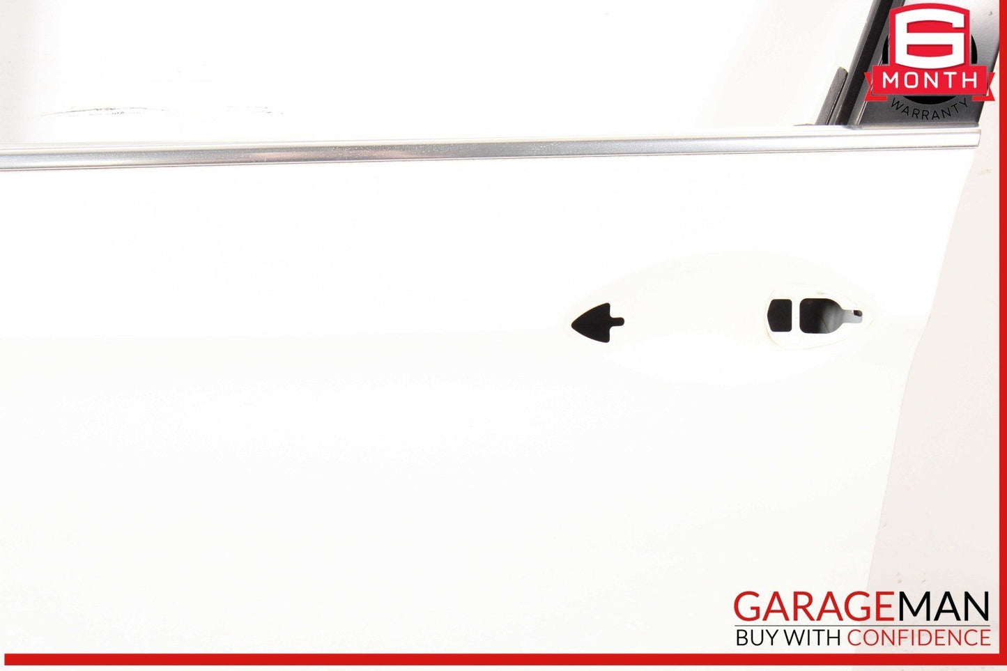 11-16 BMW 528i 535i 550i Front Left Driver Side Door Shell Panel White OEM