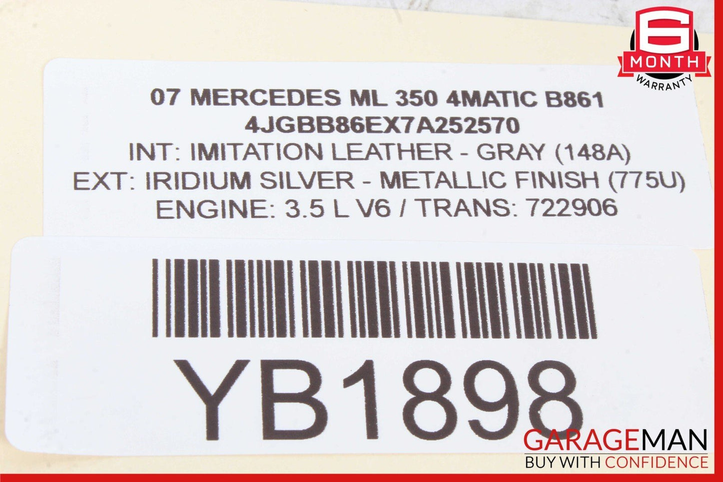 03-09 Mercedes W164 ML350 GL320 CLS500 CL550 Sirius Satellite Radio Receiver OEM
