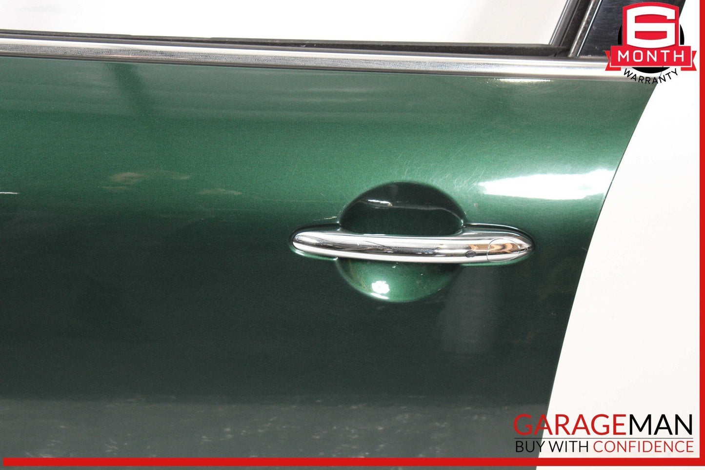 17-24 Mini Cooper Countryman Front Left Driver Side Door Shell Panel Green OEM
