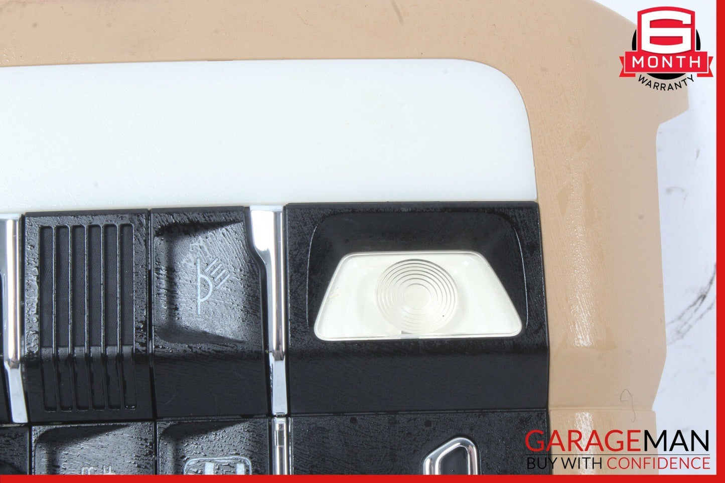 10-18 Porsche Panamera 970 Cayenne 958 Front Overhead Dome Light Lamp Assy Beige