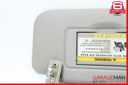 06-12 Mercedes X164 GL550 ML450 Sun Visor Sunvisor Front Right Side Gray OEM