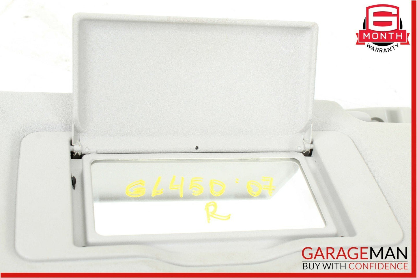 06-12 Mercedes X164 GL450 ML550 Front Right Side Sun Visor Sunvisor Shade Grey