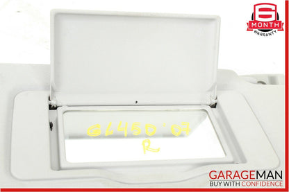 06-12 Mercedes X164 GL450 ML550 Front Right Side Sun Visor Sunvisor Shade Grey