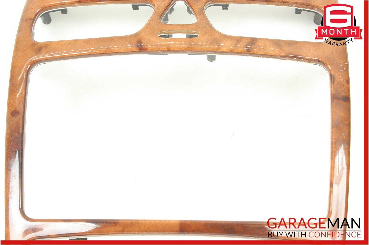 03-04 Mercedes W209 CLK55 AMG CLK500 Center Console Trim Cover Bezel Wood OEM
