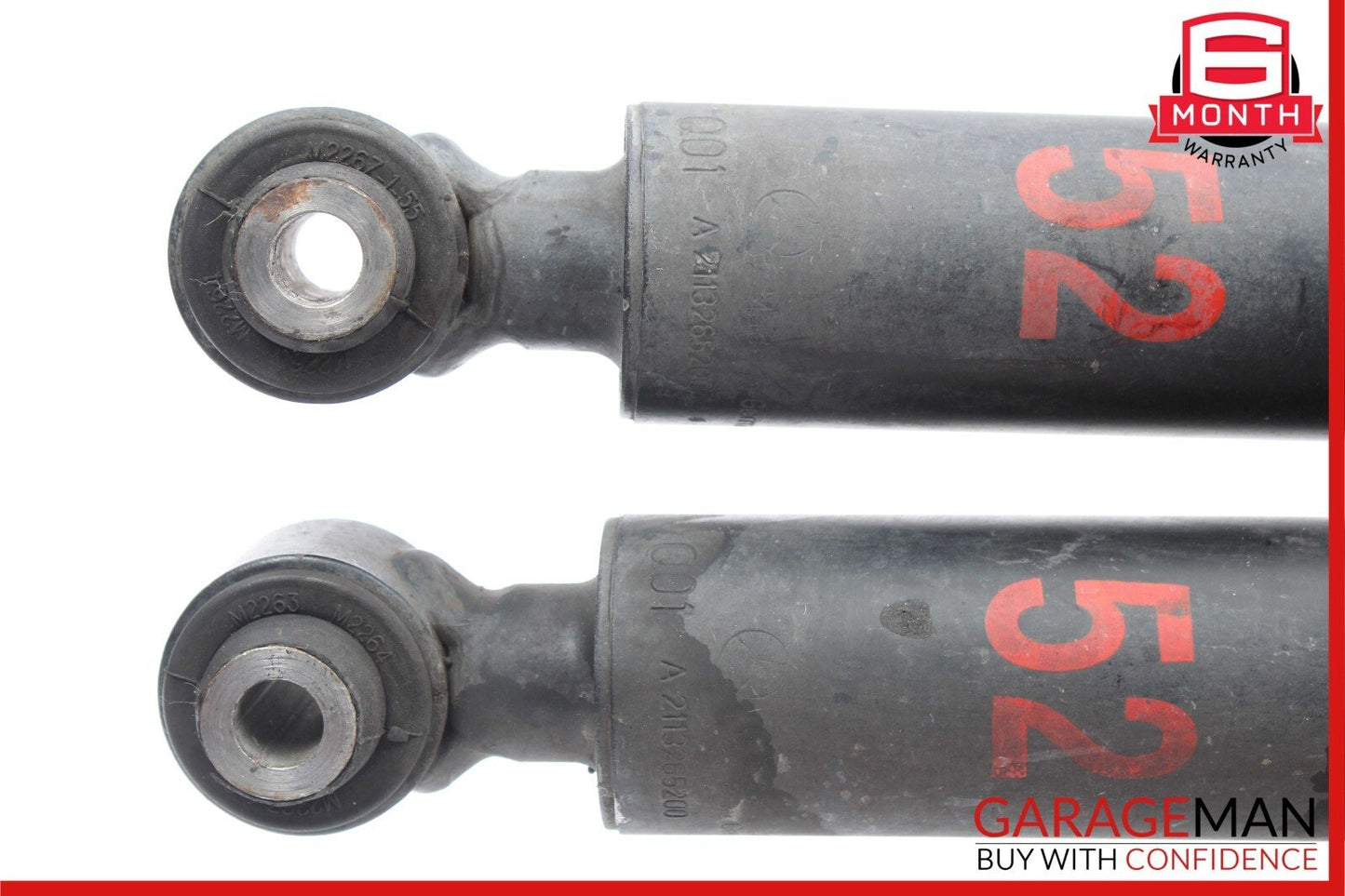 03-09 Mercedes E350 E320 Rear Right & Left Shock Strut Absorber Set of 2 RWD
